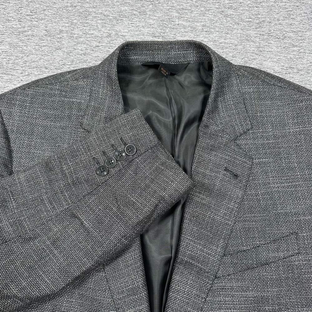 Patrick James Blazer Mens 44L Tag Gray Botto Giuseppe Bamboo City Jacket